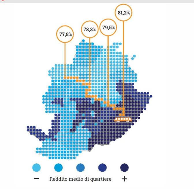 reddito per quartiere