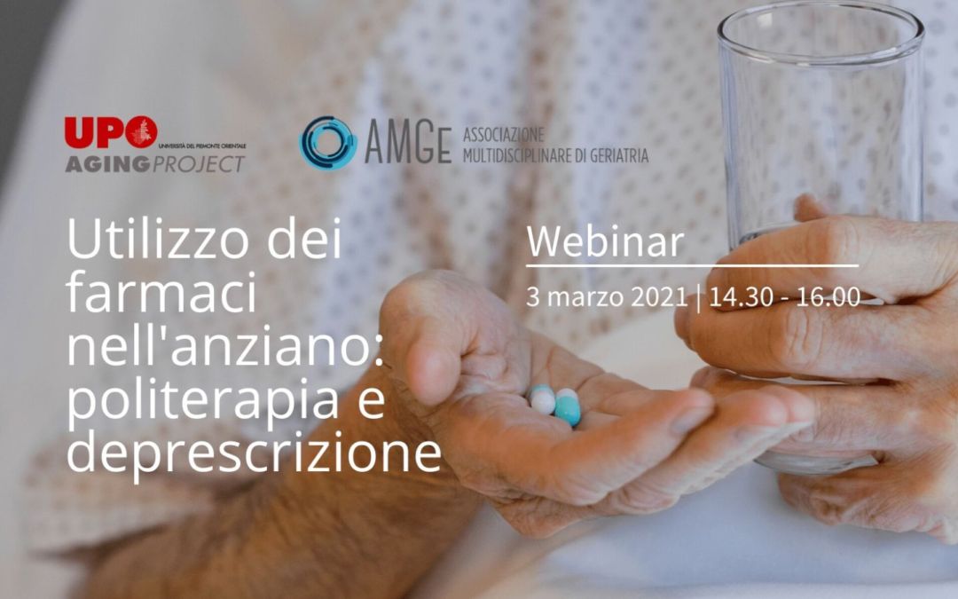 Utilizzo dei farmaci nell’anziano: politerapia e deprescrizione – WEBINAR