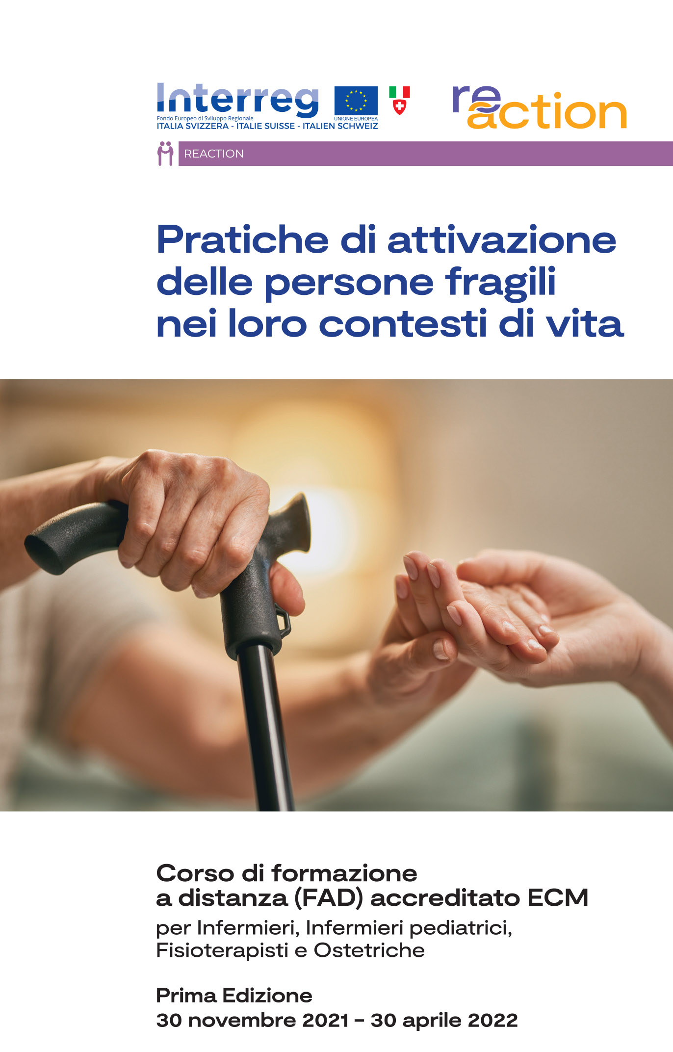 211022_Leaflet_CorsoFad_TR.indd Formazione a distanza - REACtion