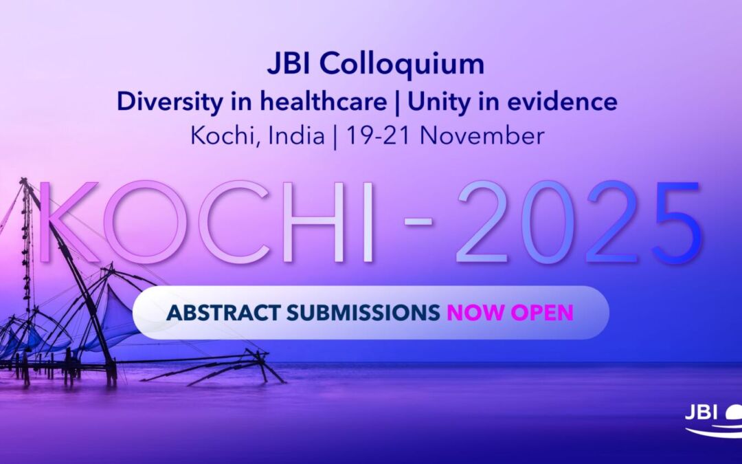 JBI Colloquium 2025 – Apertura dell’abstract submission