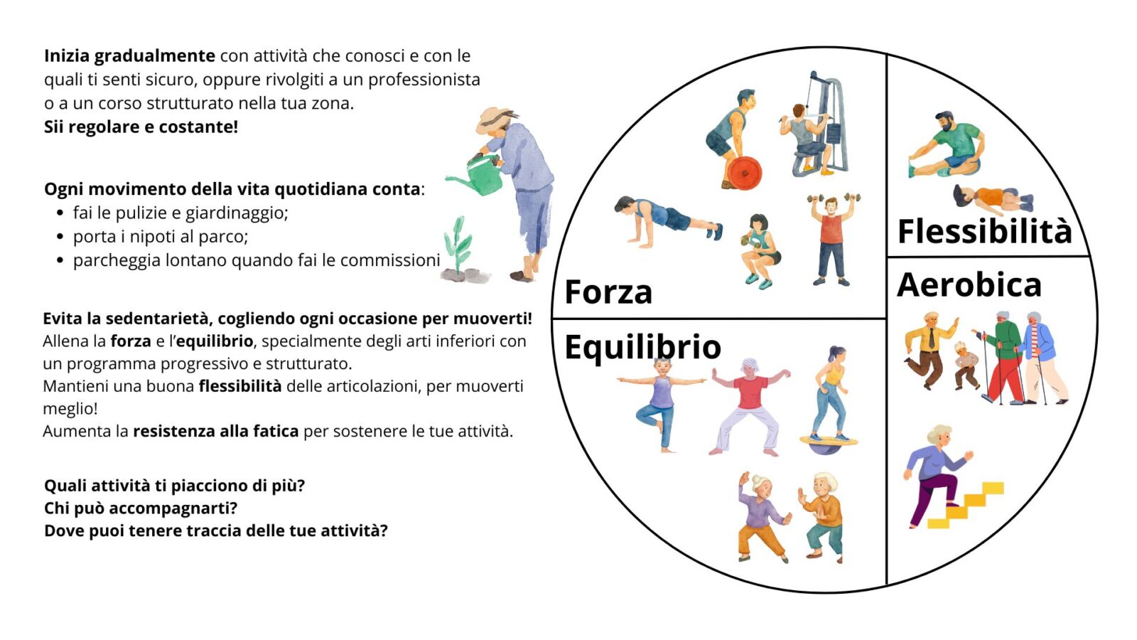 piatto attività fisica