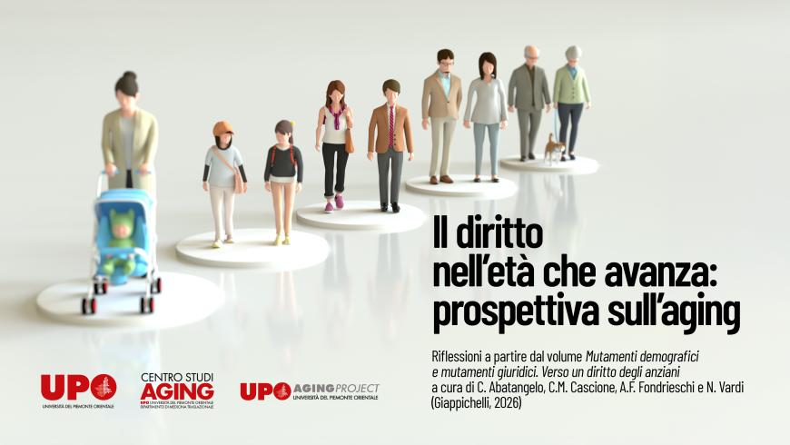 “Il diritto nell’età che avanza”: all’UPO un dibattito sulle prospettive giuridiche dell’aging