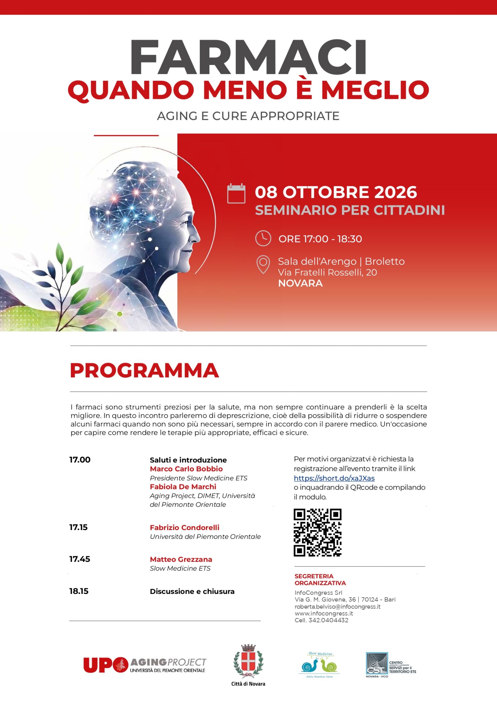 farmaci quando meno è meglio. Seminario per cittadini
